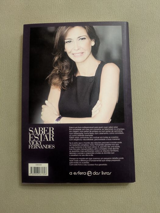 Livro - Saber Estar, de Vichy Fernandes