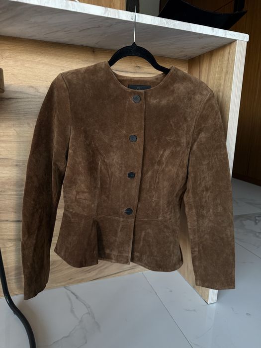 Zara замшевий піджак ,жакет  S розм