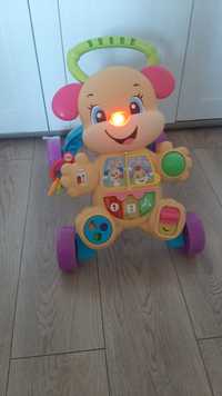 PO ANGIELSKU Pchacz  z Fisher-Price