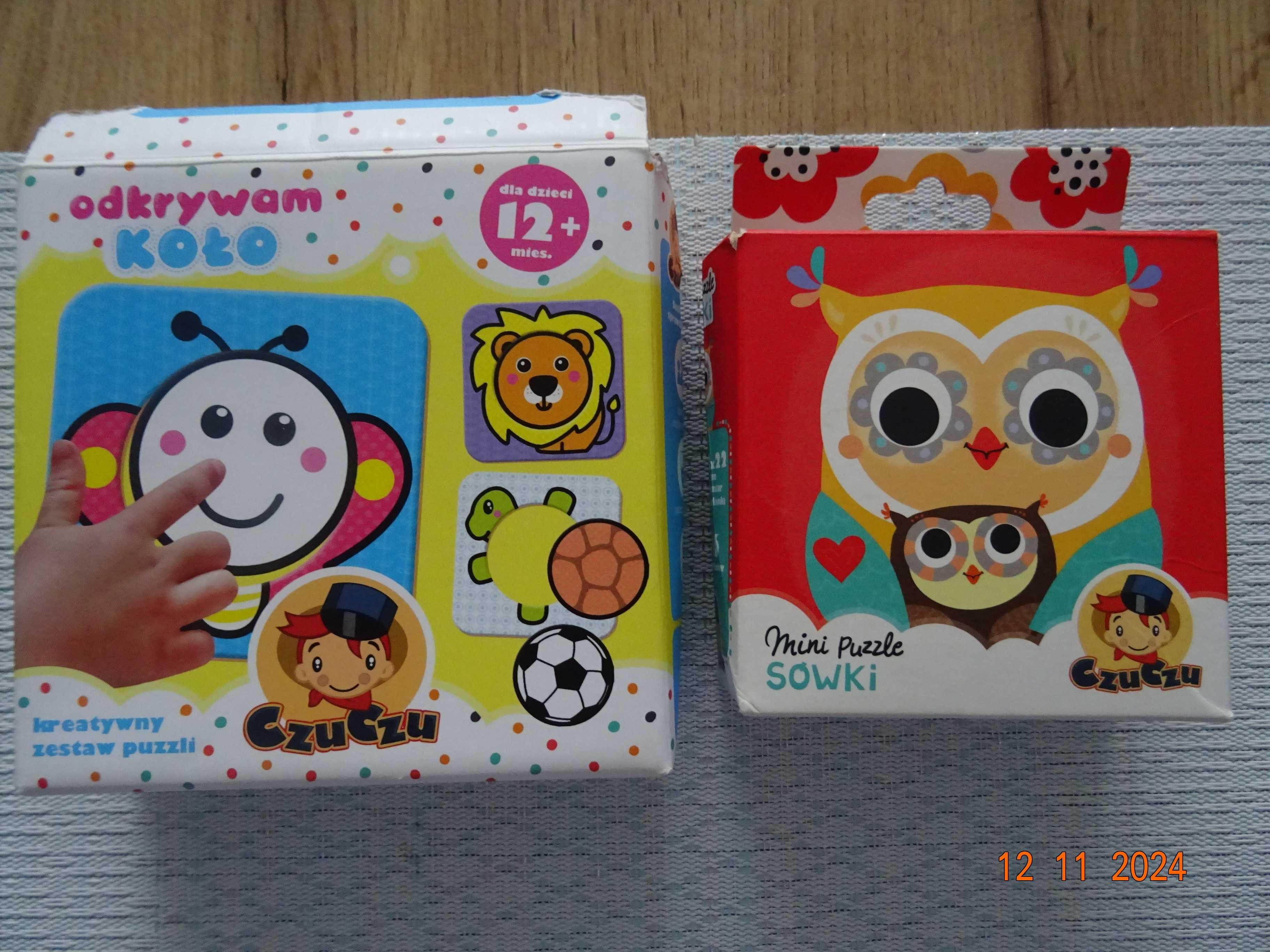 puzzle CzuCzu dla dzieci od 12 miesięcy(9 sztuk)