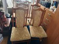 6 drewnianych krzeseł