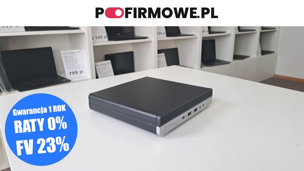 Mini PC Do Biura i Domu HP ProDesk 600 G4 i5 16GB 512SSD Win11 FV23%
