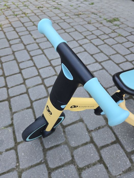 Kinderkraft rowerek rower biegowy trójkołowy 4trike żółty niebieski