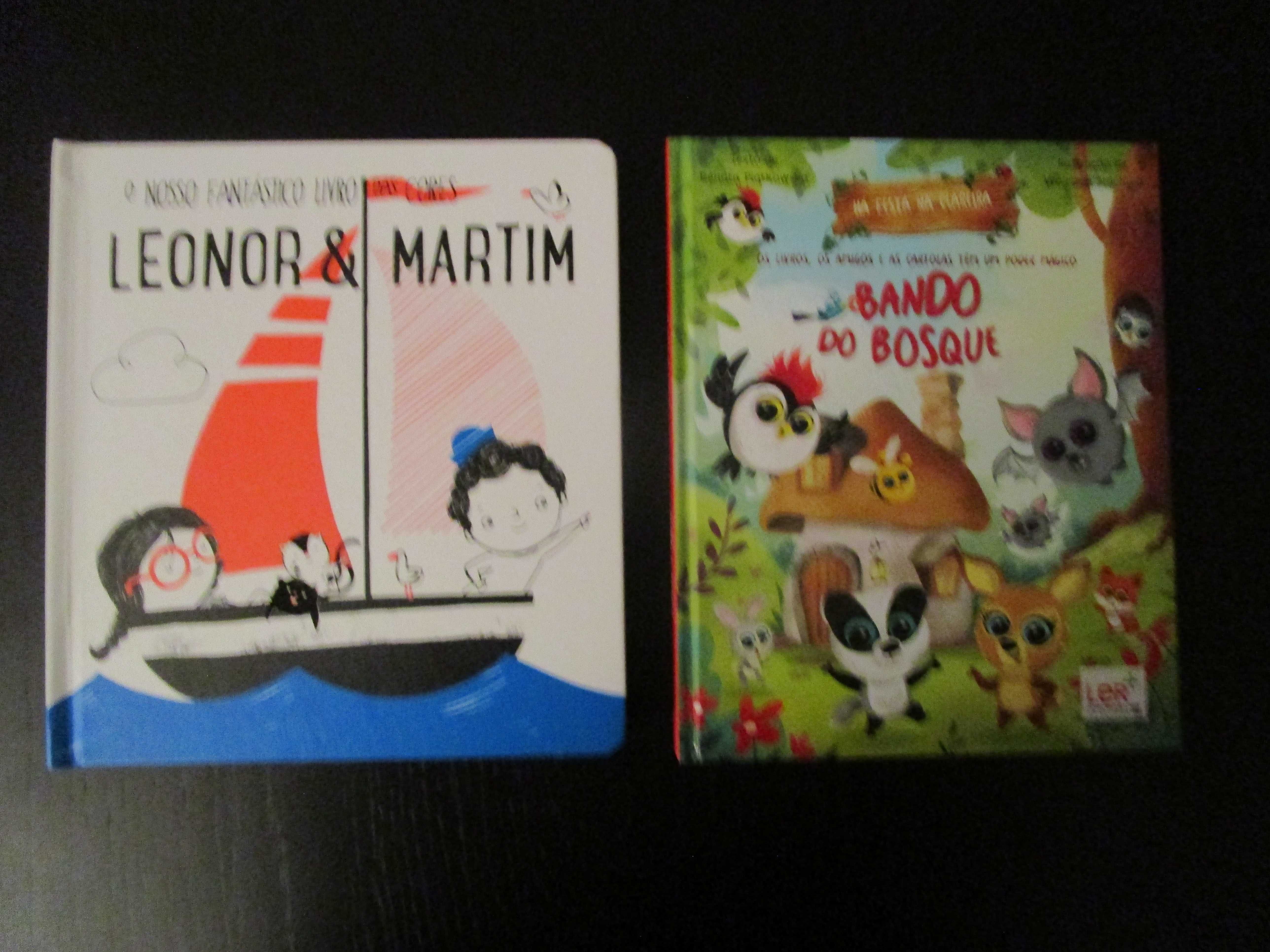 Livros para criança "O Bando do Bosque" e "Leonor & Martim" (10€ cada)