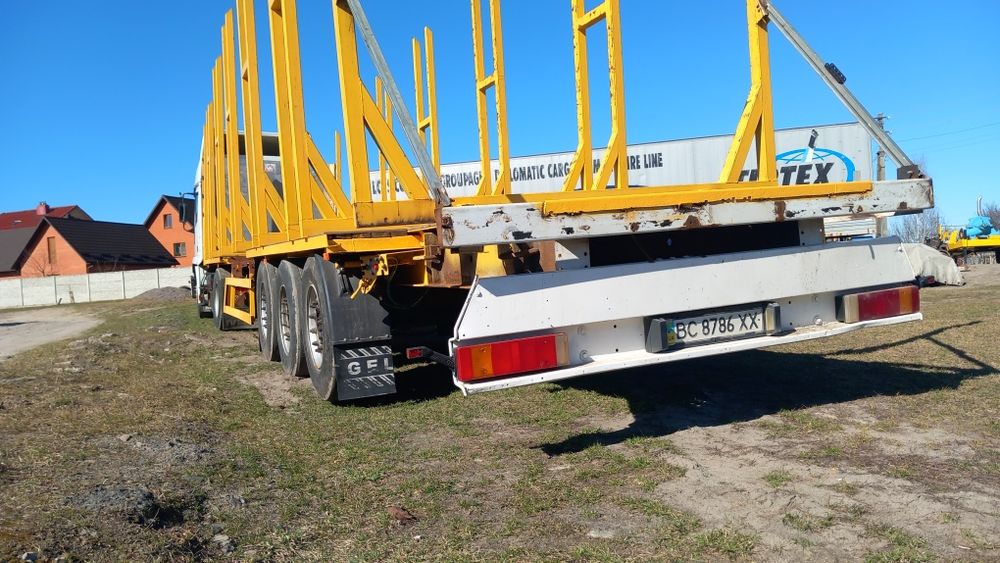 Ивеко лісовоз сцепка.