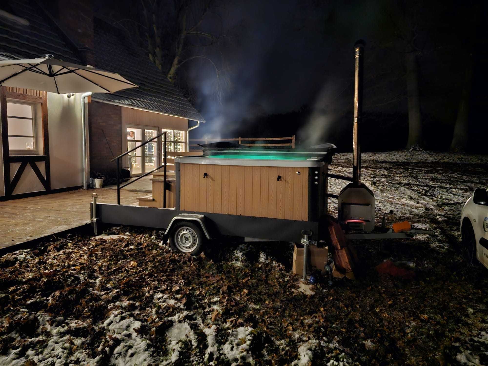 Mobilne Jacuzzi wanna spa wynajem Relaks Odpoczynek  Zadzwoń - Zamów