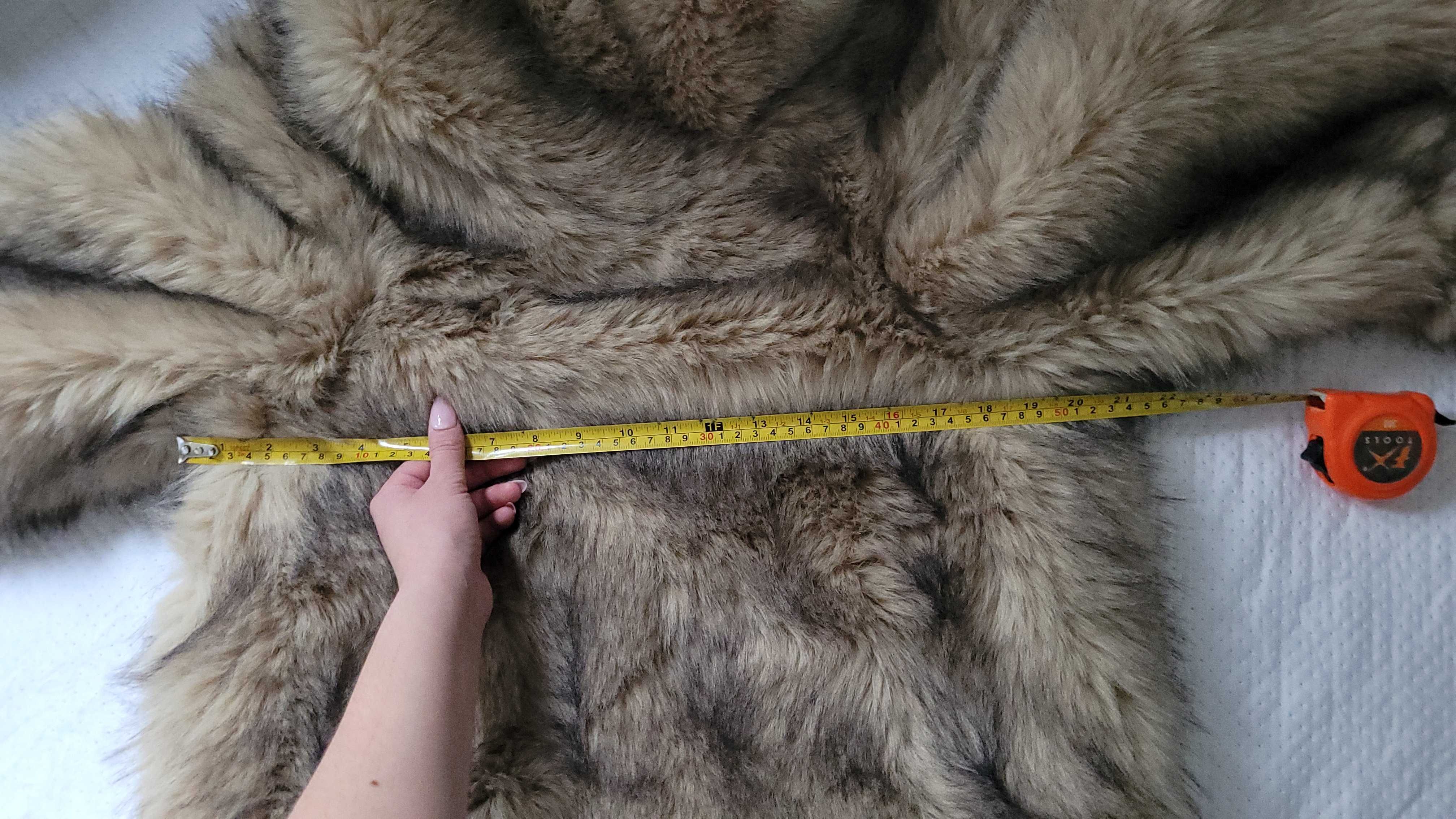 Sztuczne futro futerko bluza Zara z golfem nowe rozmiar M 38