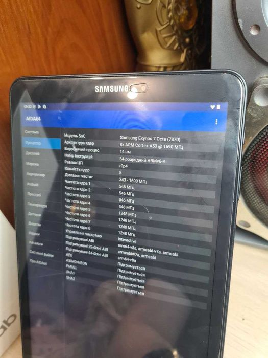 Планшет для дитини 10" Samsung Galaxy Tab A | Android 14 | 2/16ГБ +SIM