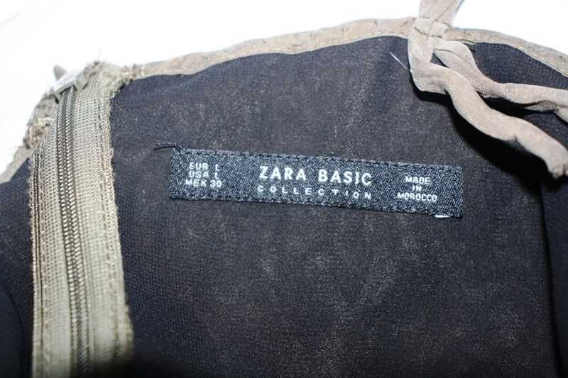 Macacão verde caqui da Zara tamanho L