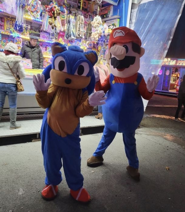 Super mascotes crianças