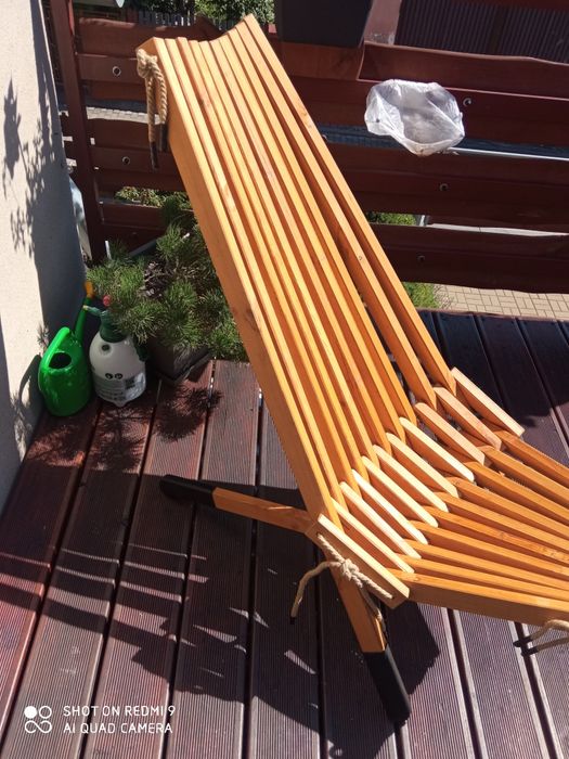 Krzesło drewniane rozkładane