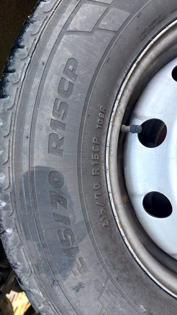 Jante 15 5x118 fiat. Pneu 215/70 R16