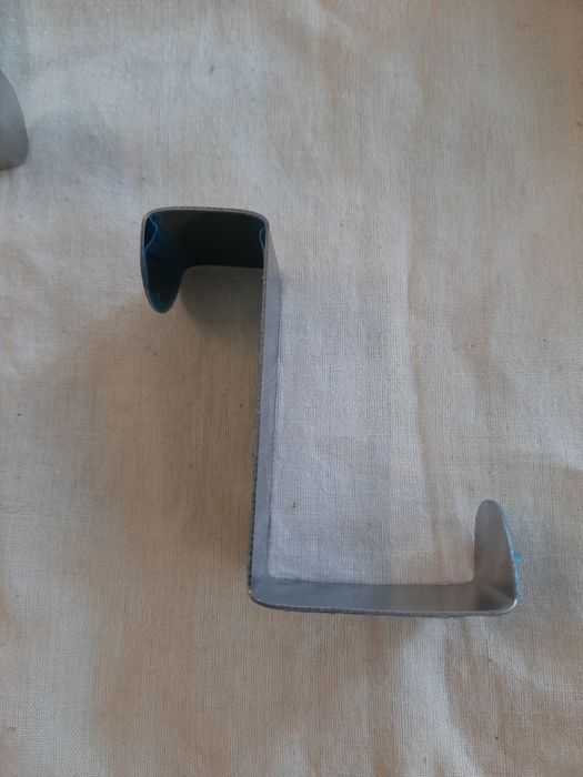 2 Cabide / ganchos aço inoxidável