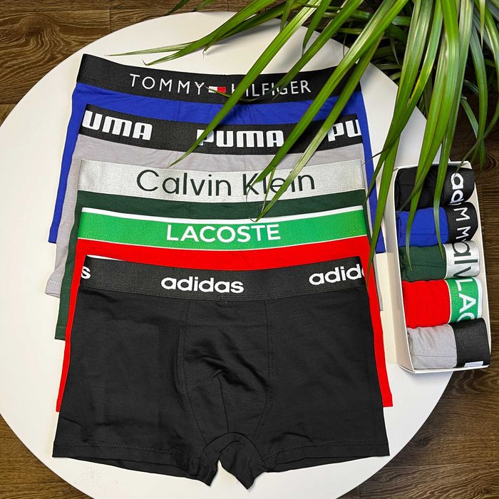 5 шт - 550 грн Труси чоловічі Пума/ Трусы мужские боксеры Puma