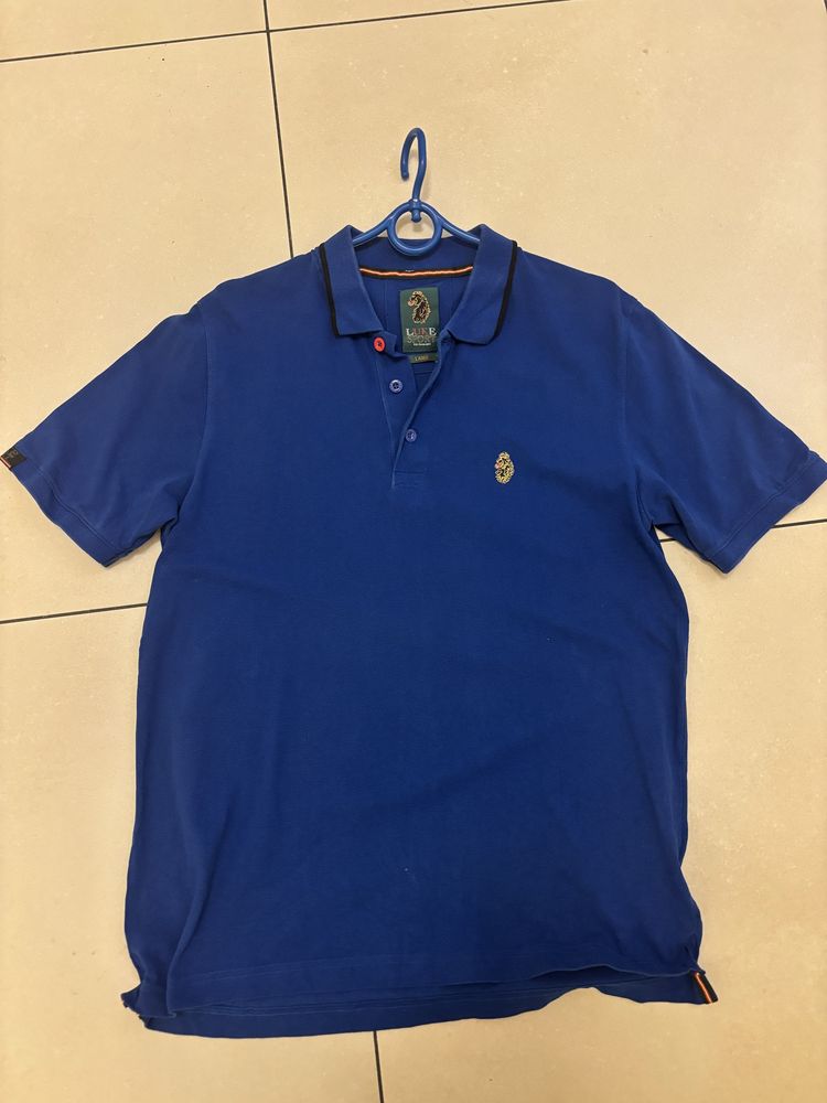 Granatowa kosxulka polo uniwersalna luke sport