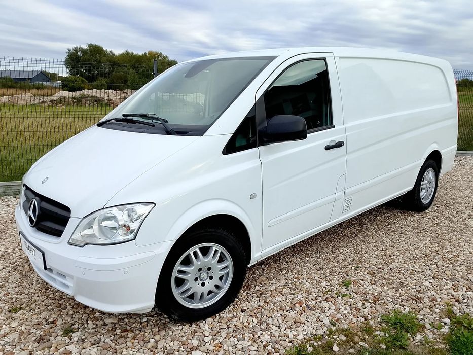 Mercedes-Benz VITO 3.0 V6=224 KM ! W639 122CDI ! EXTRALANG ! MAX DŁUGI ! FURGON BLASZAK ! AUTOMAT ! KLIMA ! NAWIGACJA ! GRZANE FOTELE ! PEŁNY SERWIS ASO ! SUPER MEGA STAN !