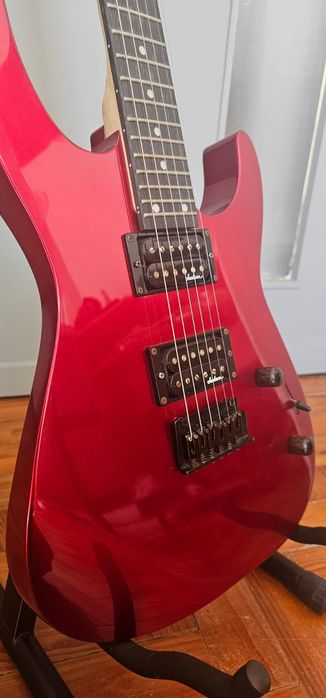 Guitarra Jackson JS12 Dinky + stand + Interface de som