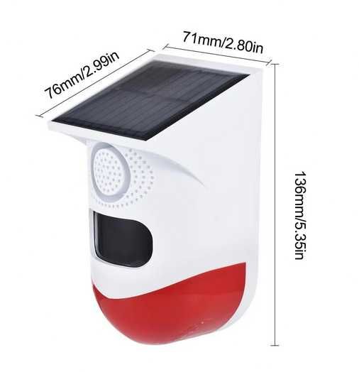 Уличная сигнализация на солнечной батарее Solar