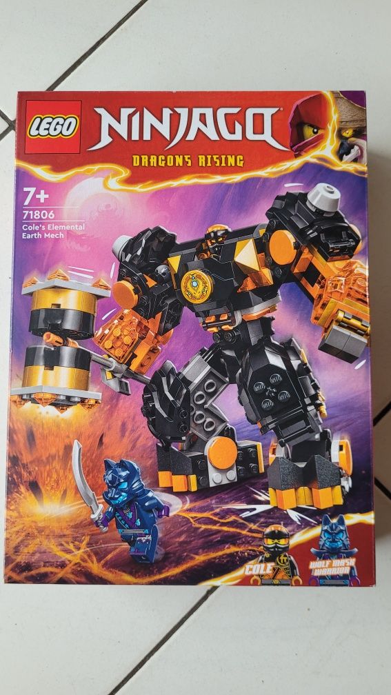 Lego Ninjago 71806, Mech zywiolu ziemi Cole'a