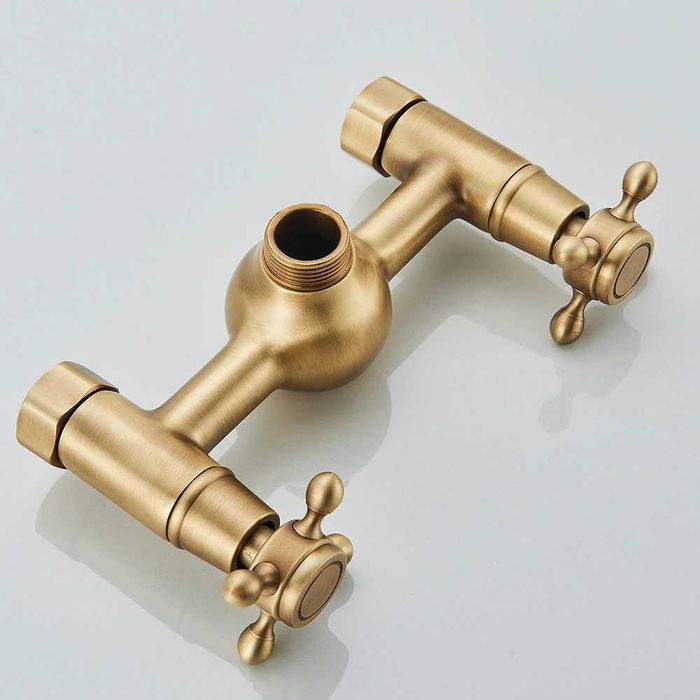 MOSIĄDZ kompletny zestaw prysznicowy z akcesoriami w kolorze antycznym