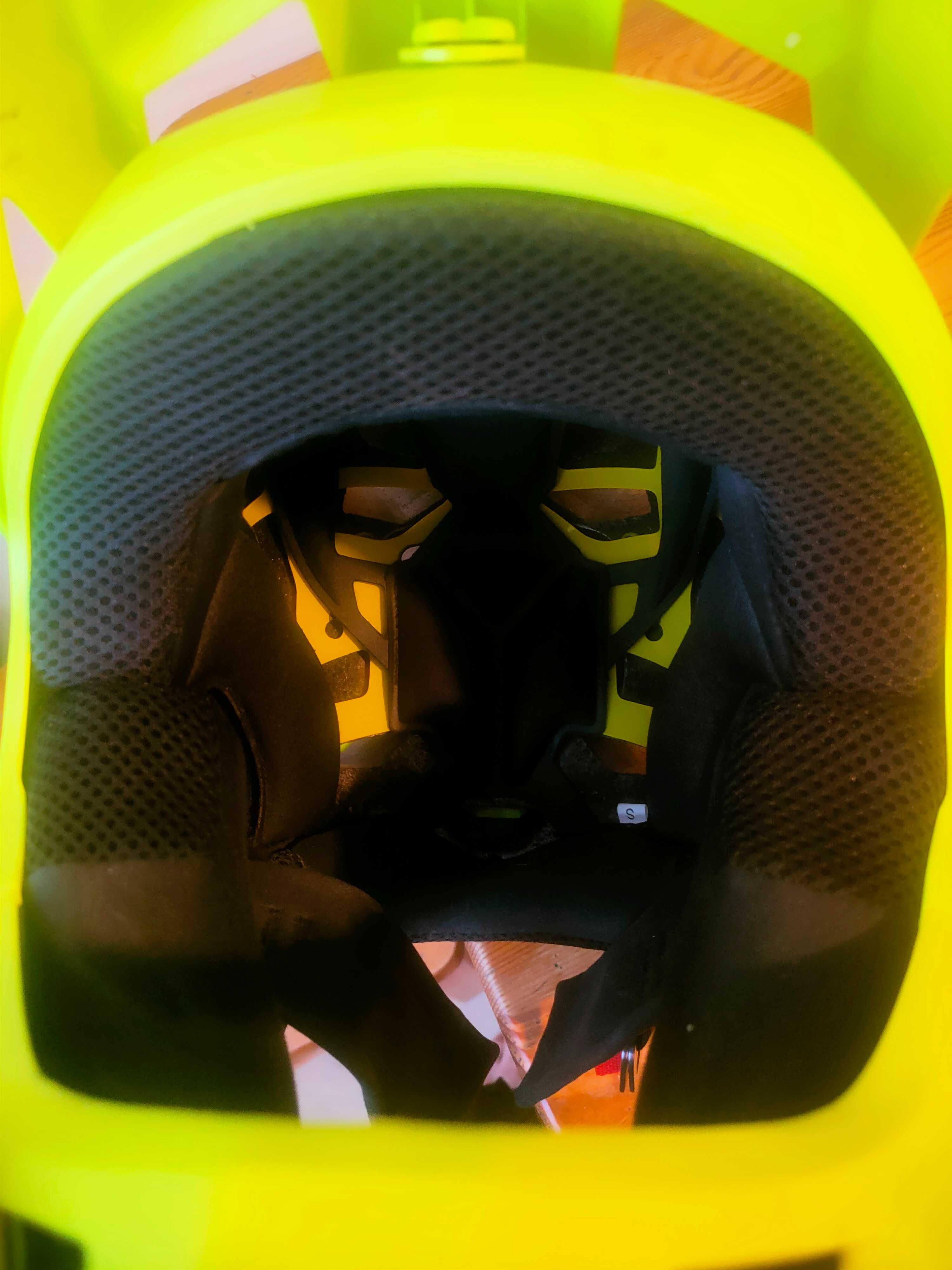 Kask Fox rampage yellow fluo