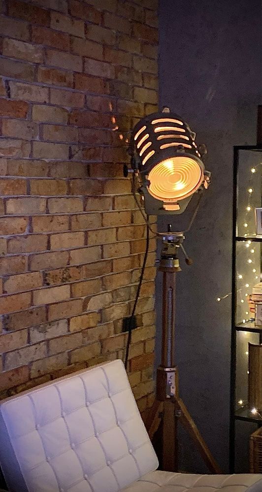 Lampa stojaca podlogowa loft vintage Industrial Glamour