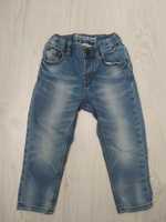 H&M denim spodnie jeans, 86 cm ale i na 92 cm