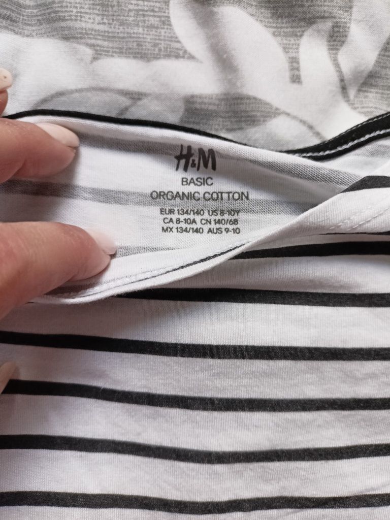 H&M bluzka bawełniana dziewczynka 8 -10 lat