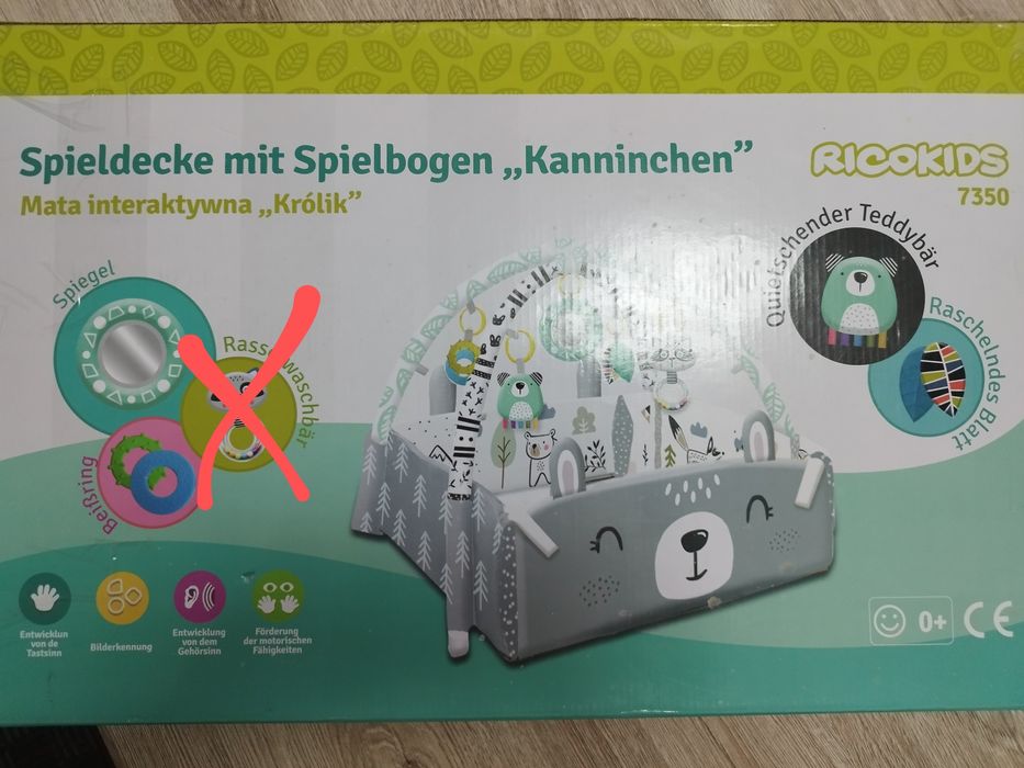 Ігровий розвиваючий килимок Ricokids