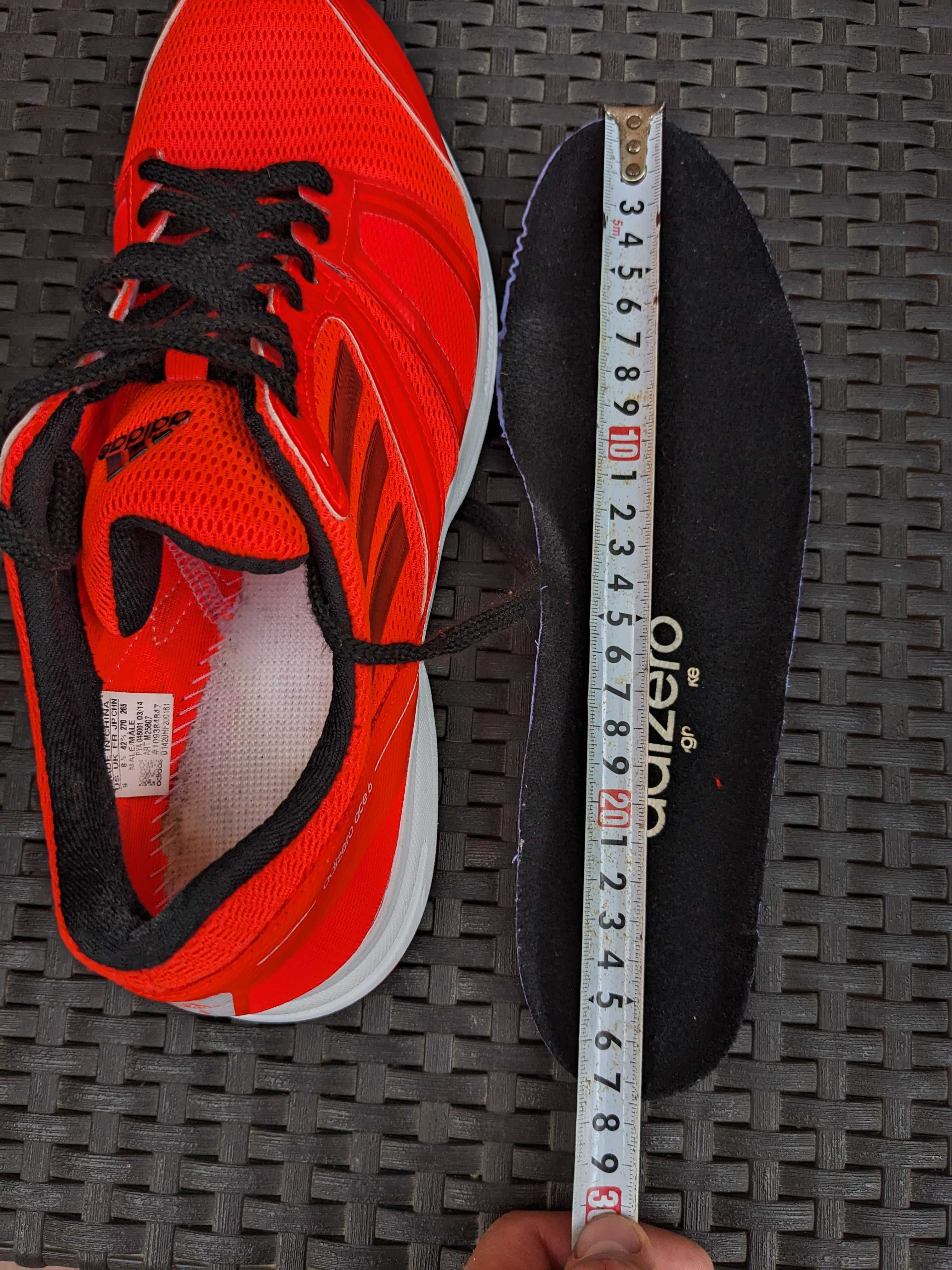 Adidas Adizero 42.5 / 27см Мужские беговые кроссовки