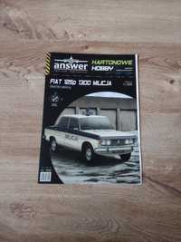 Model Kartonowy Answer Fiat 125p Milicja