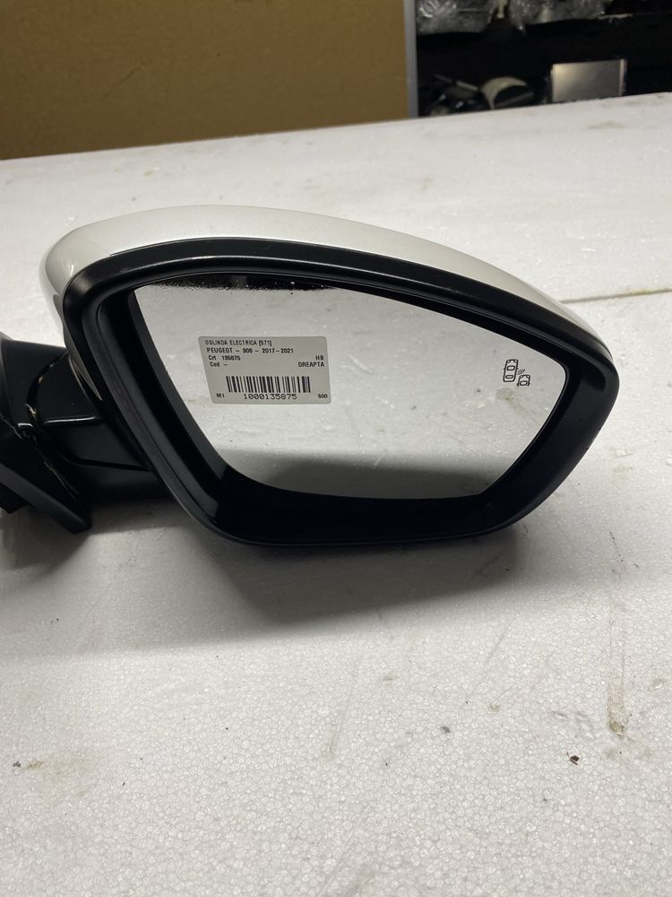 Lusterko prawe 14pin Peugeot 308 T9 17-21r ASYSTENT EUROPA