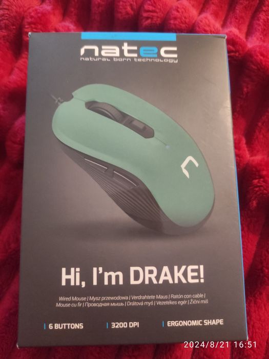 Myszka Natec Hi, I'm Drake