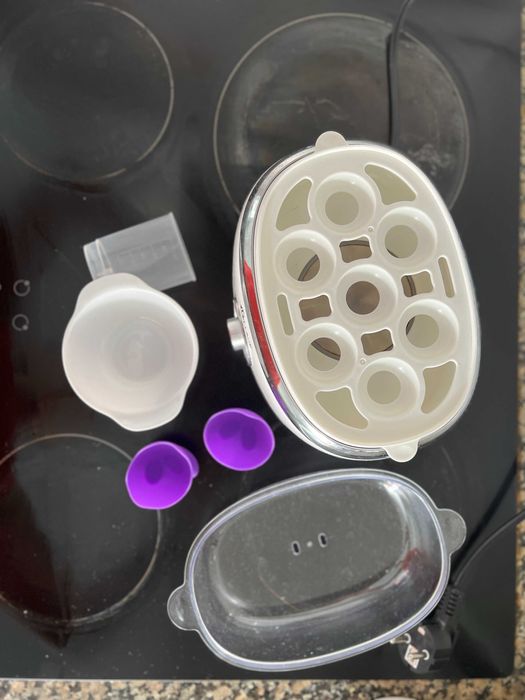 LELLACE Electric Egg Boiler with Timer and Alarm - 1 to 7 Eggs