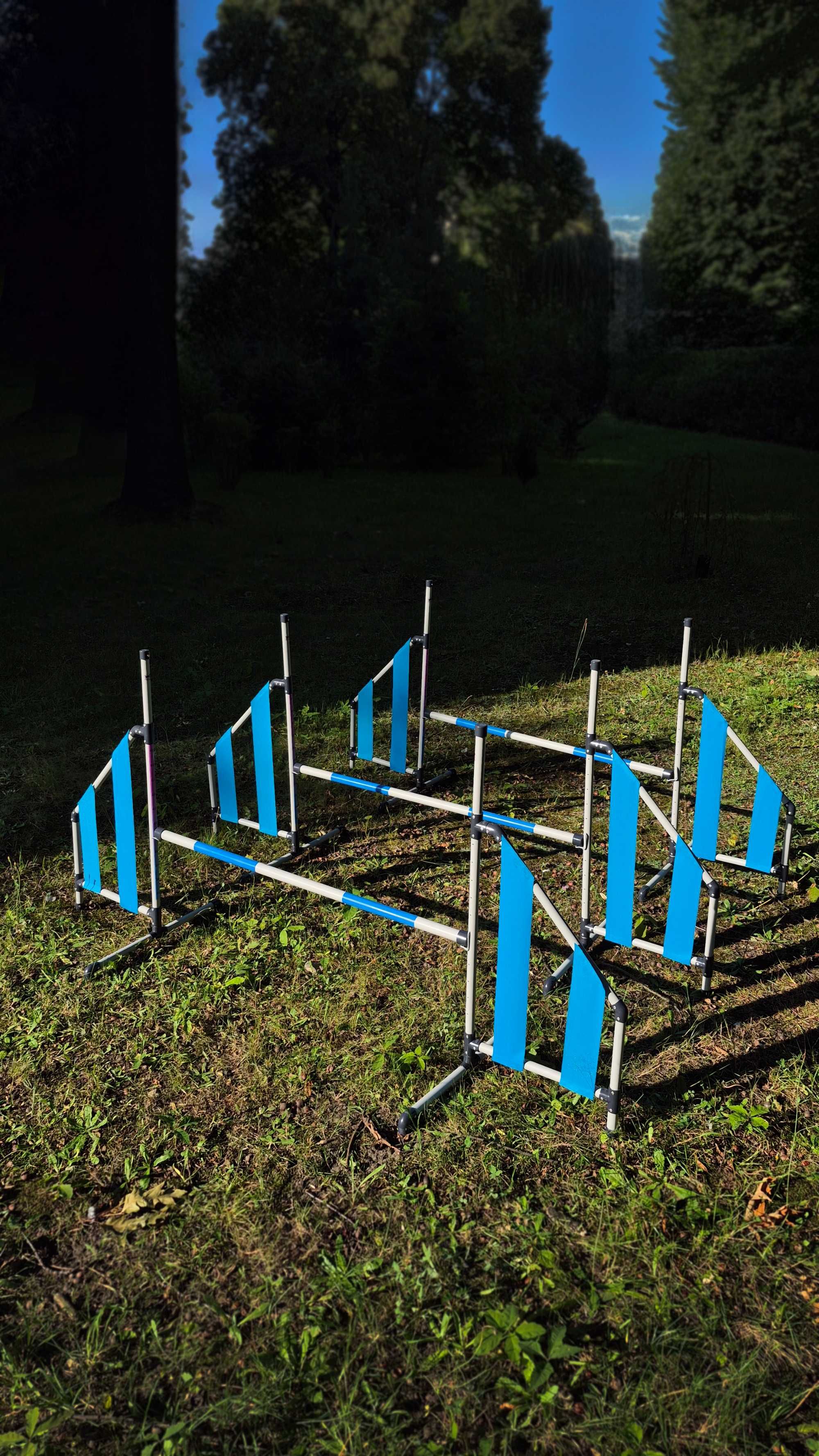 Nowa stacjonata dog agility - niebieska
