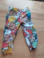 Nowe Cienkie spodnie unisex r. 74-80