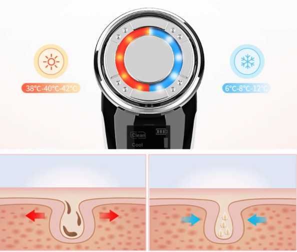 elektryczny masażer do twarzy 5in1 piękna młoda skóra