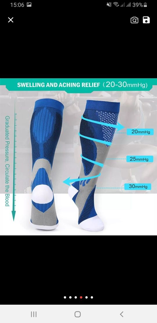 Носки компресійні довгі(підколінки)RETTER Compression Socks