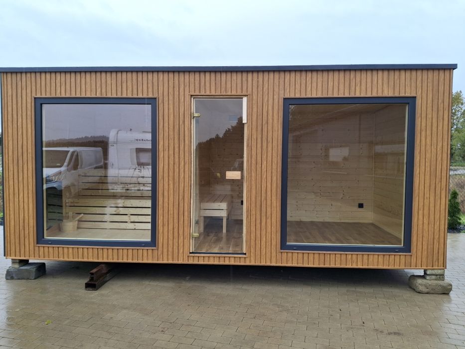 Sauna ogrodowa fińska, sucha Piec elektryczny