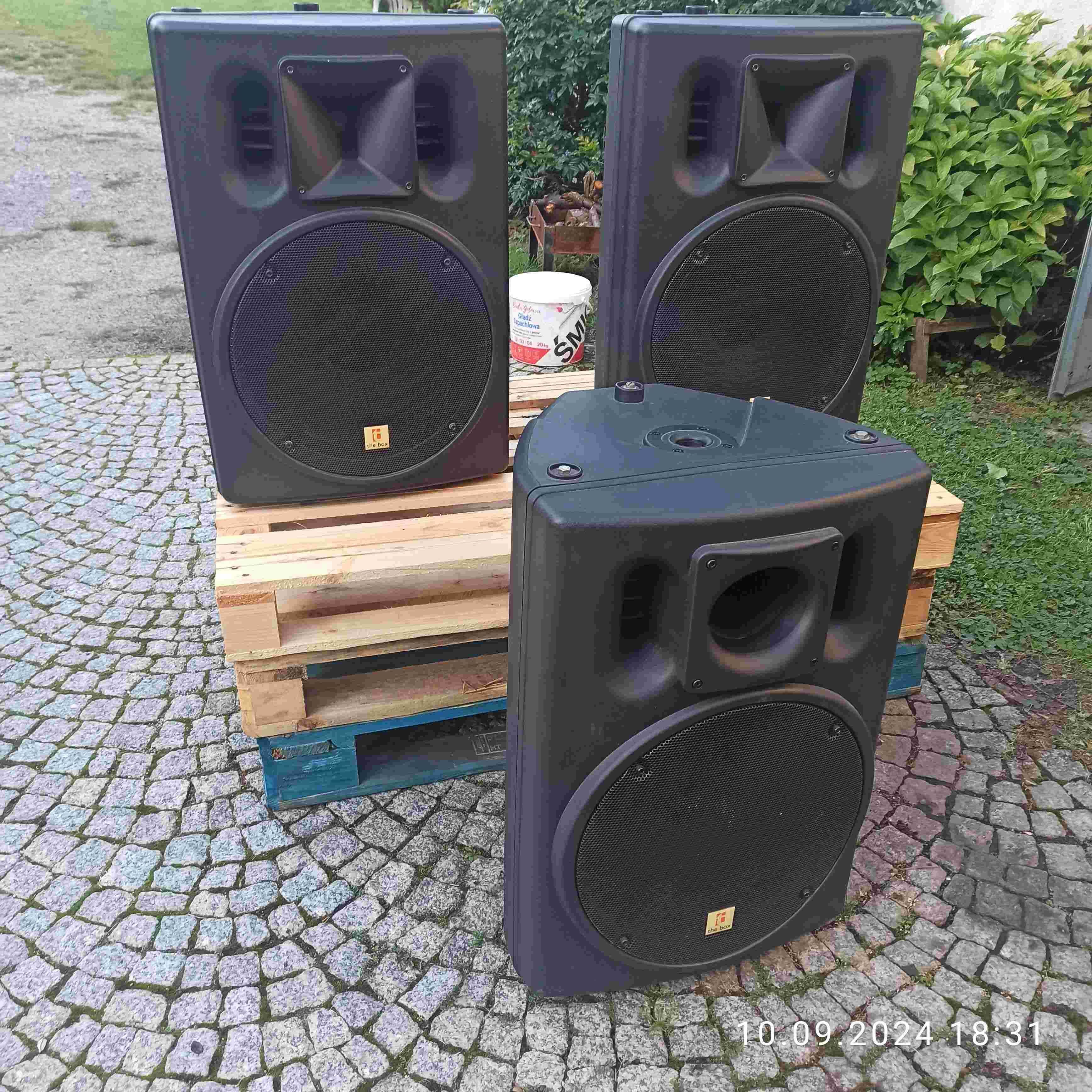 Kolumny estradowe aktywne, zetaw the box 2szt. PA502A, subbas SB115A