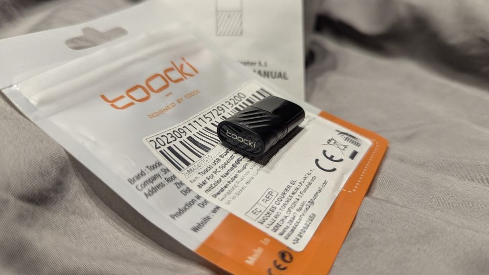 Безпроводной USB Bluetooth адаптер Toocki 5.1 для ПК (USB-BT-5.1-TQ)