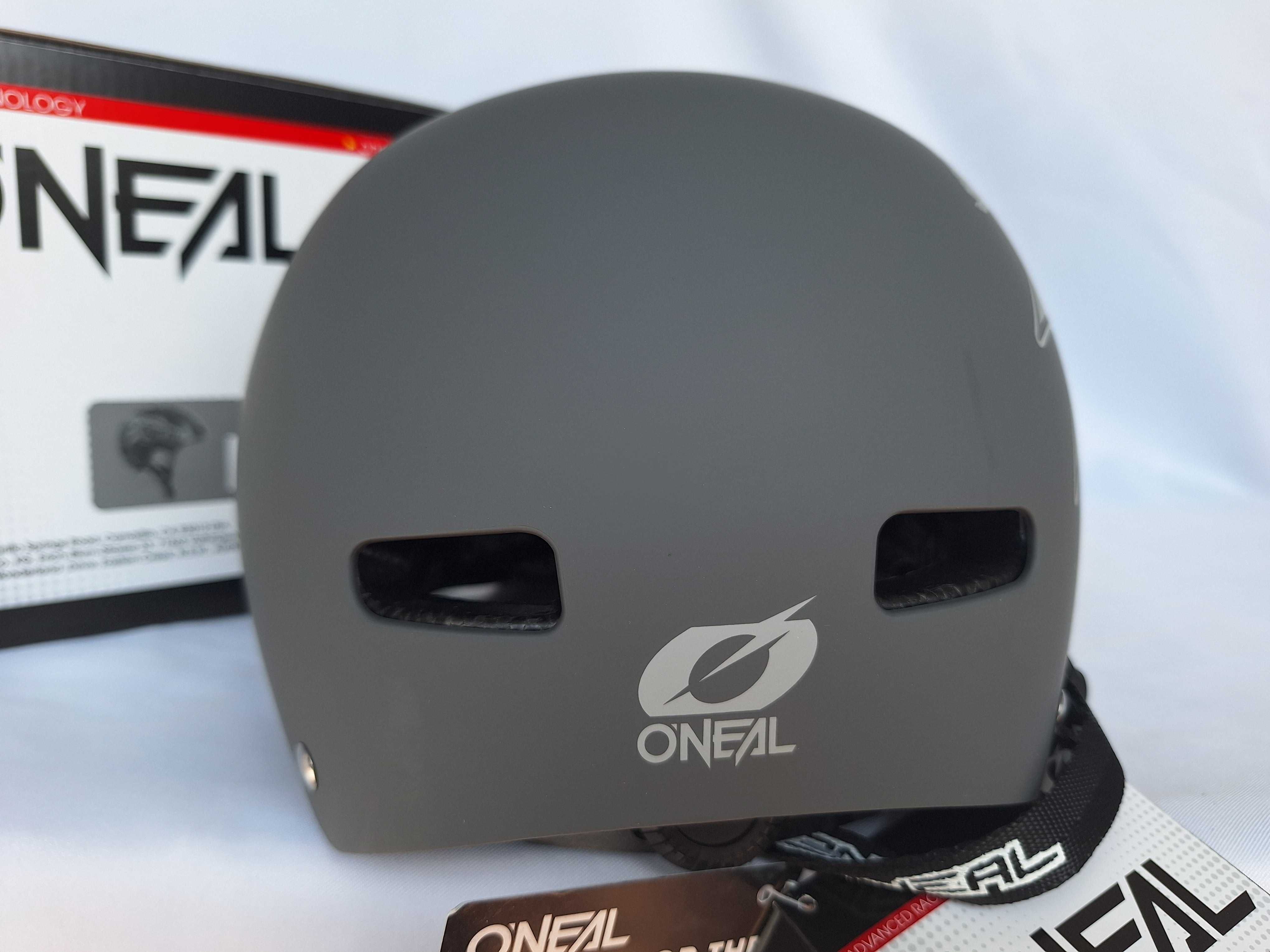 Kask rowerowy O'Neal Dirt Lid ZF Helmet Bones Gray M 55-59cm BMX