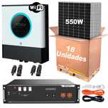 Kit Auto-Consumo 9.900W Monofasico Hibrido