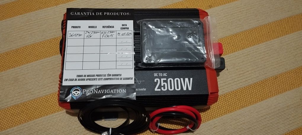 Inversor para caminhão de 2500w pico de 5000w