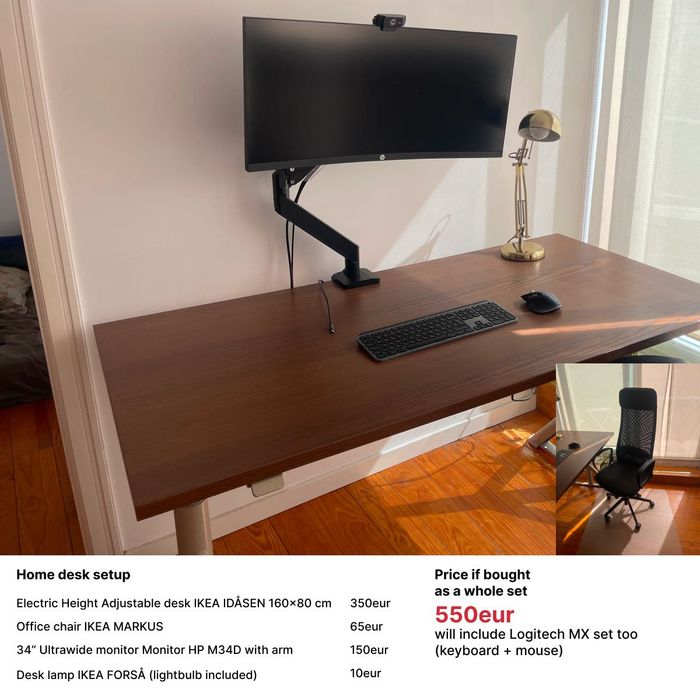 Home office setup