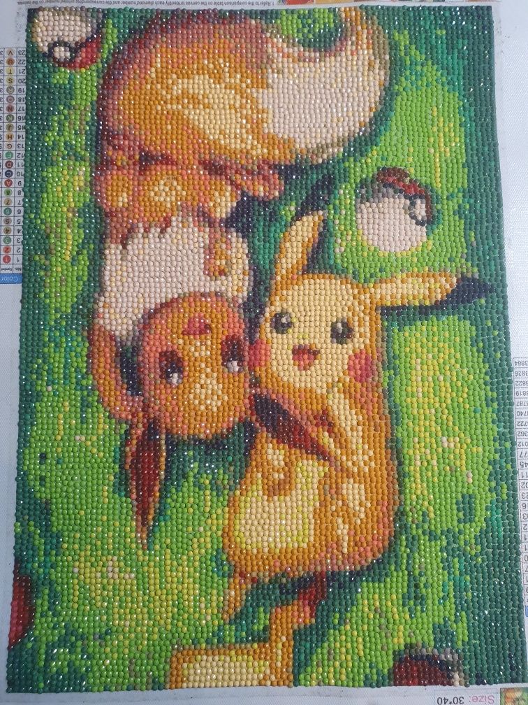 Handmade obrazek z kryształków  diamond painting