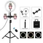 Lampa Pierścieniowa / Statyw Puluz Led 26Cm 3X Smartfon Pkt3070B