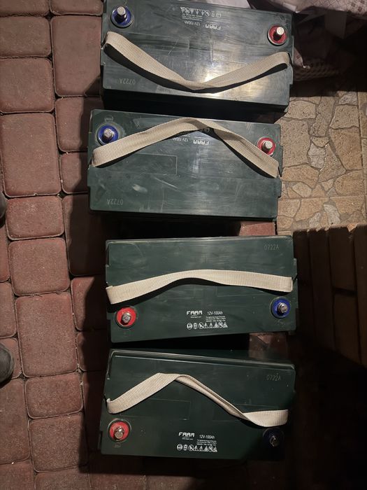 Гелеві Аккумулятори 12в 100А