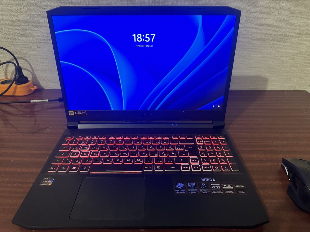 Ноутбук Acer Nitro 5 AMD Ryzen 9 5900HX RTX 3080 32GB ОЗУ 1TB SSD