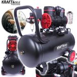 KRAFT&DELE Kompresor 50l Cichy Bezolejowy 2 Tłoki 2 Pompy Spreżarka